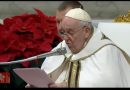 Calendario delle Celebrazioni Liturgiche del Papa  per il Tempo di Natale
