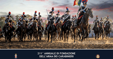 I Carabinieri festeggiano il loro 211° annuale di Fondazione